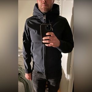 Stone Island Soft Shell Jacket Navy size M